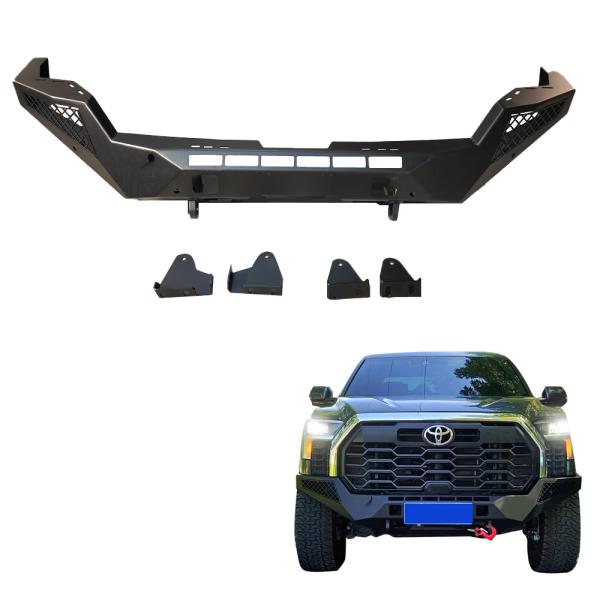 Tundra Front Bumper Rear Bumper With Tire Carrier Jerrycan Holder Winch Bull Bar
