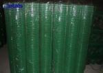Dark Green Welded Mesh Fencing Galvanised Steel Mesh Panels For Chicken Cage