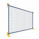 2.0mm 2.5mm 3.0mm Galvanized Mobile Temporary Fencing PVC Coated