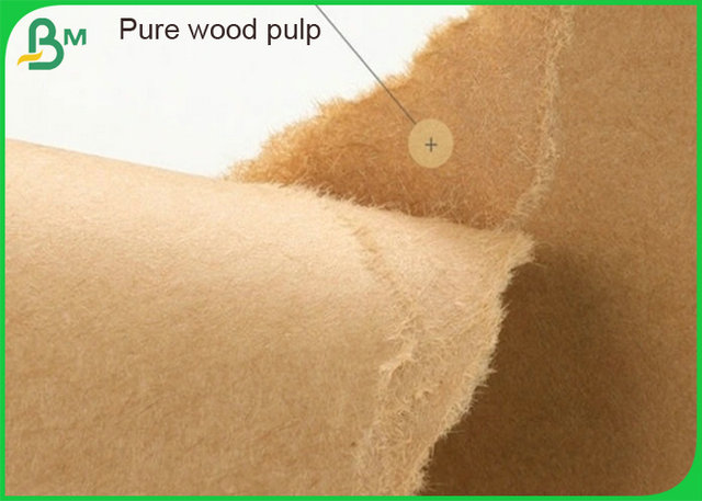 30cm 40cm Width 70gsm 80gsm Brown Kraft Paper Food Grade In 50 Meter Per Roll