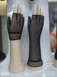 Sensational Dance Wear Accessories Black Hollow Mesh Fingerless Gloves for