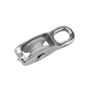 Wholesale Zinc alloy Die Cast Pulley Fixed Eye Single Pulley With Nylon Wheel for DIY from china suppliers