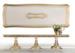 American style luxury long dining table set with factory price