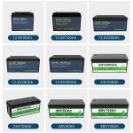 24V 12V 100Ah 200Ah 300Ah 400Ah Lithium Ion Battery for Home Emergency Storage