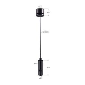 Wholesale Led Linear Lighting Systems Wire Suspension Kit Black Color M6 Thread YW86473 from china suppliers
