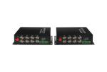 4 ch 1080P HD SDI fiber optic video converter with HDCP Compliant 5V Power