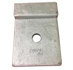Railway Accessory Ductile Cast Iron Tile Plate Rail Shoulder Baffle Plate