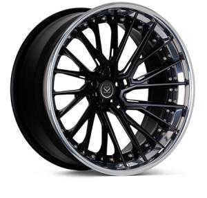 Wholesale Staggered Aluminum Alloy Forged Matte Black Rims 3 Piece Polished from china suppliers