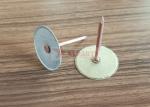 0.105" Dia Capacitor Discharge Cuphead Pins & Paper Washer For Securing