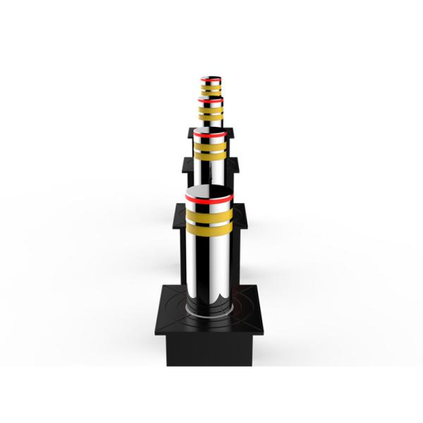 K12 Tested Hydraulic Automatic Rising Bollards SS304 Material 3s To 6s