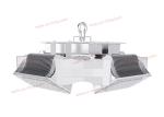 AC100 - 277V Waterproof Environmental High Bay led shop lights 480W 50 - 60 HZ