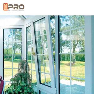 Wholesale Horizontal Opening Pattern Tilt And Turn Aluminium Windows , Wooden Double Glazed Window from china suppliers