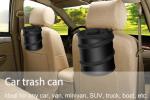 Car Trash Bags Car Backseat Organizer Bag Cooler, Car Garbage Can, Storage