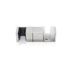 SS304 Square Pipe 180 Degree Corner Shower Room System Glass Sliding Door