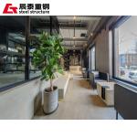 Fireproof Commercial Steel Frame Building Construction Wind Resistant