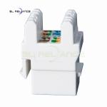 White 22~26 AWG Cat5e Keystone Coupler 8P8C Network Keystone Jack