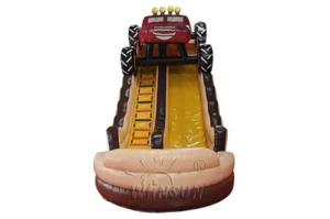 Wholesale Monster Truck Big Inflatable Slide PVC Material Made For Kids / Adults from china suppliers