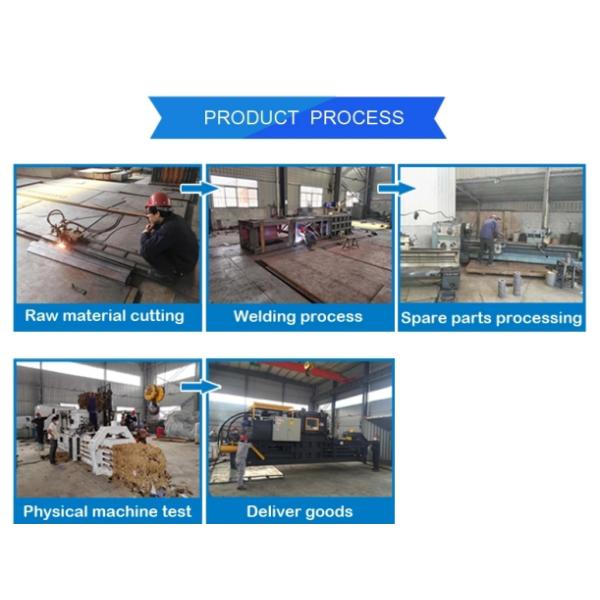 Cardboard Balers Pressing Machine Horizontal Hydraulic canton Box Baling Press