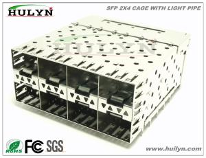 Wholesale SFP 2x4 Stacked SFP Jack With LEDs from china suppliers