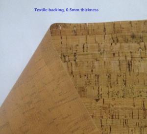 Wholesale ECO-Friendly Nature cork fabric material/leather for notebook cover,l,waterproof and dust resi from china suppliers