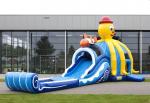 Customized Big Commercial Bounce House Slide Combo PVC Tarpaulin