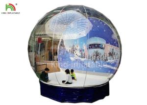 Wholesale Human Size Inflatable Snow Ball Clear 0.8 mm PVC Globe Photo Taking EN14960 For Take Photo /Advertising from china suppliers
