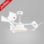 Power Saving ABS Blade Home Office Ceiling Fan With Light 3 Color