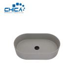 Oval Granite Composite Kitchen Sink For Hotel Single Bowl Undermount Granite