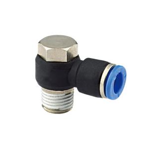 Wholesale PH outer hexagon one touch Male conntector black colour R thread , Air Fitting from china suppliers