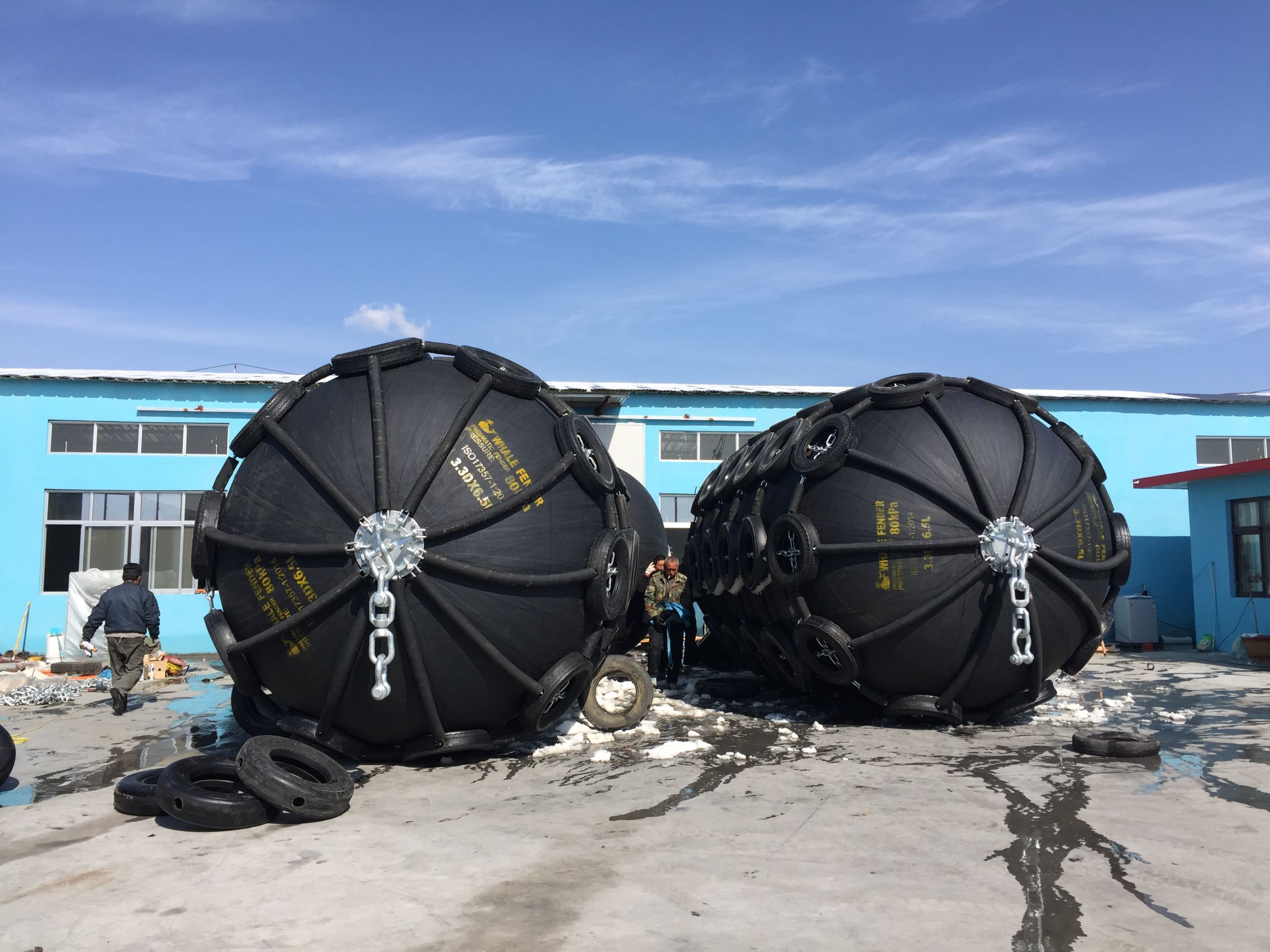 Pneumatic Rubber Fender For Temporary & Permanent Installations