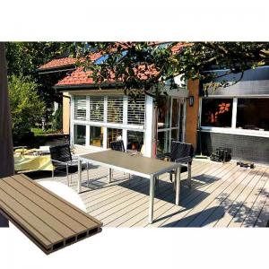 China Eco Friendly Hollow Composite Decking For Park 3.6 m Beach Road Unsplit on sale