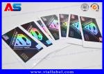 25 * 60 mm Adhesive Plastic Vinyl Vitamin Private Label For 10ml Bottle Package