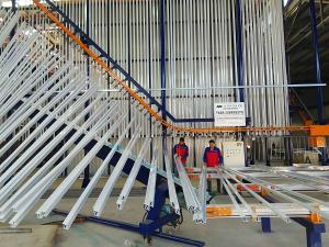 Wholesale Low Cost Save Space Vertical Powder Coating LineSurface Treatment Equipment Of Aluminium Profiles from china suppliers