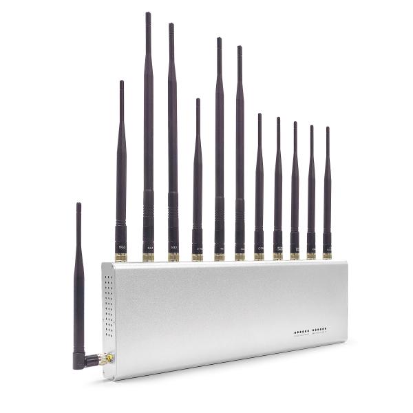 Stationary Phone Signal Blocker Device 20m Radius For 2G 3G 4G 5G WIFI Walkie