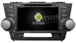 8" Screen OEM Style with DVD Deck For Toyota ighlander 2 XU40 2007-2013 Android