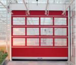 Automatic Rapid PVC Rapid Roller Doors Radar Sensor Customized Color