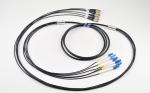 4F Tactical Armored Fiber Cable 4.5mm With TPU Jacket Waterproof Corrosion