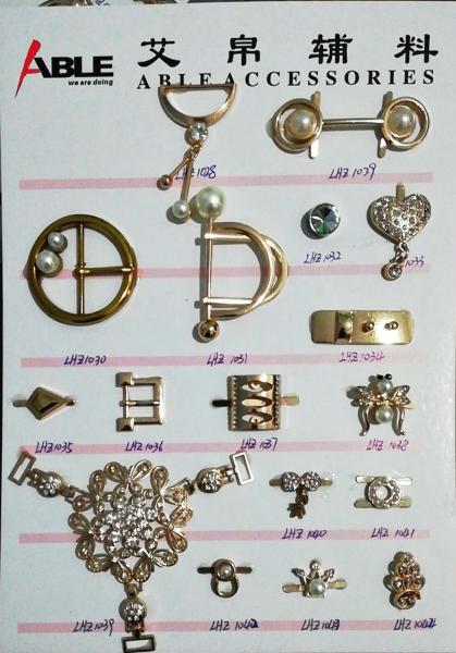 Metal rhinestone Buckles Shoe Buckles footwear decoration Footwear Accessories
