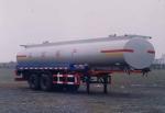 Gooseneck Type Oil Tank Trailer 3x13T Fuwa Axle 28600L For Petroleum / Gasoline