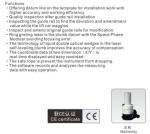 Elevator parts for shaft measuring rail mounting localizer laser vertical