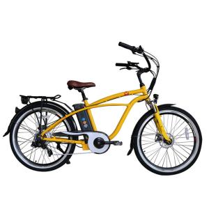 Wholesale 26 Inch 500W 48V Beach Cruiser Electric Bike With Double Disk Brakes And LCD Display from china suppliers