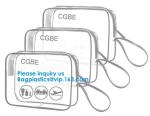 Hot 3pcs Clear Cosmetic Toiletry PVC Travel Wash Mak,Organizer Purse Necessary
