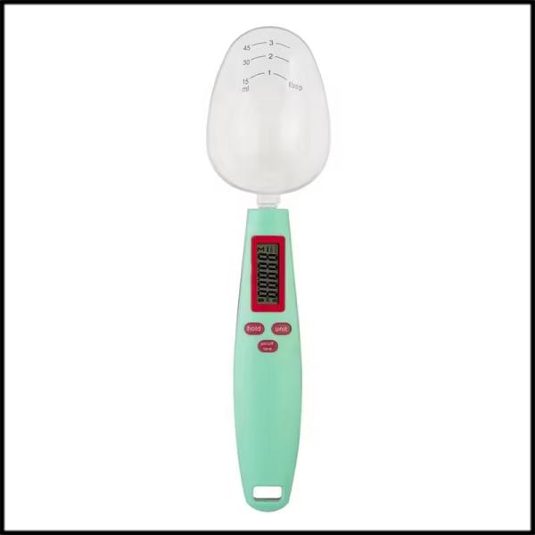 Product Size 250x64x30mm Digital Kitchen Scale with Measuring Spoon Lightweight and Convenient 300g Capacity
