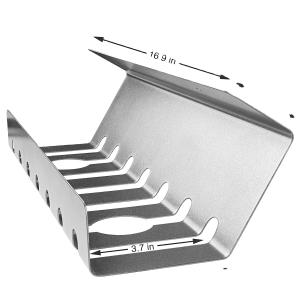 Wholesale Functional Design Powder Coated Metal Cable Duct for Horizontal Desk 43x10x10cm White from china suppliers