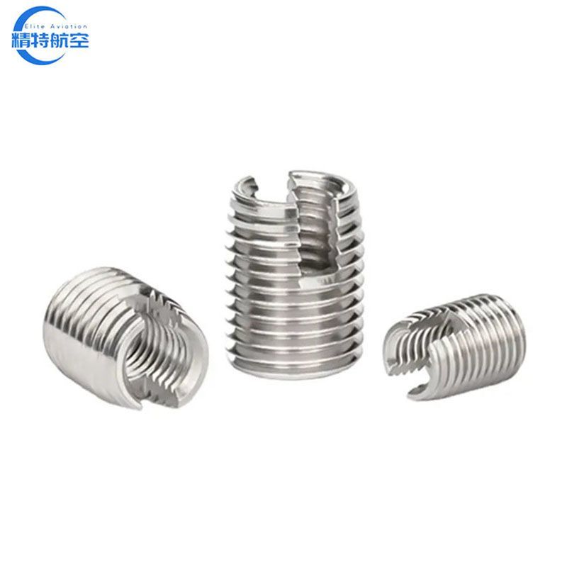 Stainless Steel 302 307 308 Selftapping Slotted Insert Zinc Plated Brass Insert Self-Tapping Threaded Inserts M61mm