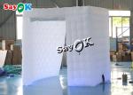 Professional Photo Studio Customized White Double Door Inflatable Photo Booth
