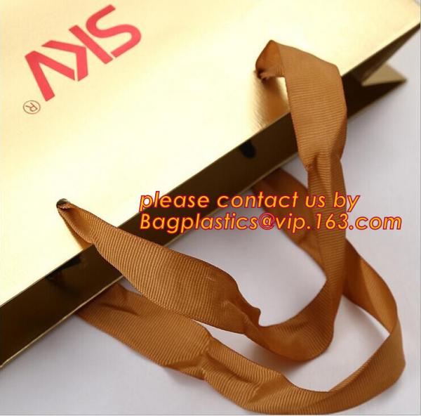 New fancy custome logo printed shopping bag ,gift bag,paper bag with handle,