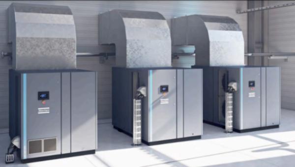 Atlas Copco GA-132-VSD 5.5 Bar Oil Injected Rotary Screw Compressors Factory
