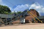 100m3 / H Twin Shaft Mixer YHZS100Mobile Concrete Batching Plant 2 X 10m3