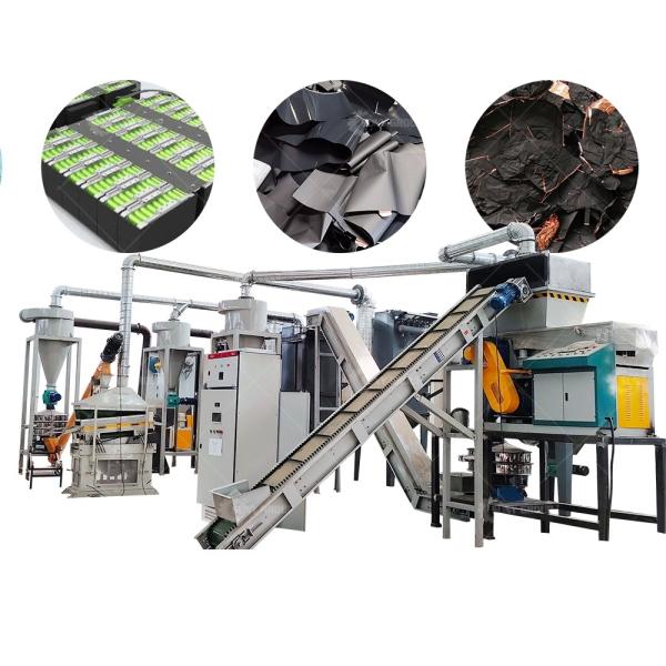 6000 kg Mobile Li-ion Battery Recycling Plant with Customized Professional